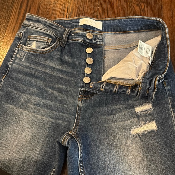 Vervet blue Denim High Rise Skinny Jeans size 29 - Picture 11 of 12